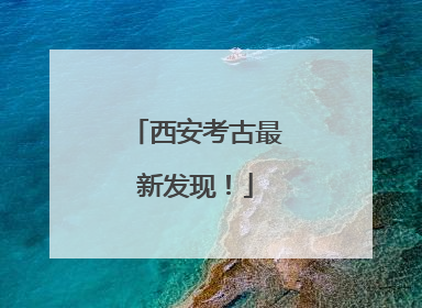 西安考古最新发现！