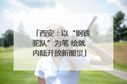西安：以“钢铁驼队”为笔 绘就内陆开放新图景