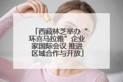 西藏林芝举办“环喜马拉雅”企业家国际会议 推进区域合作与开放