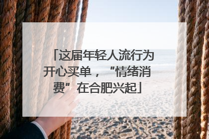 这届年轻人流行为开心买单，“情绪消费”在合肥兴起