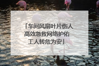 车间风扇叶片伤人 高效急救网络护佑工人转危为安