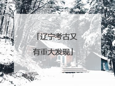 辽宁考古又有重大发现