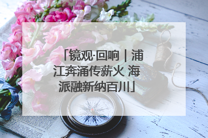 镜观·回响｜浦江奔涌传薪火 海派融新纳百川