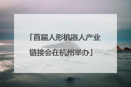 首届人形机器人产业链接会在杭州举办