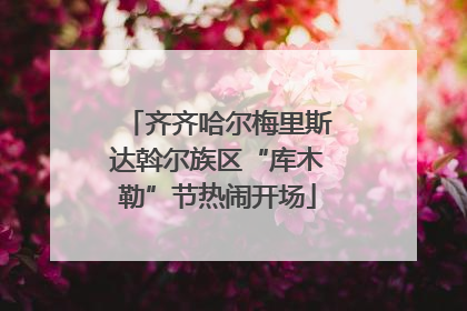 齐齐哈尔梅里斯达斡尔族区“库木勒”节热闹开场