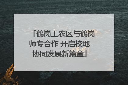 鹤岗工农区与鹤岗师专合作 开启校地协同发展新篇章