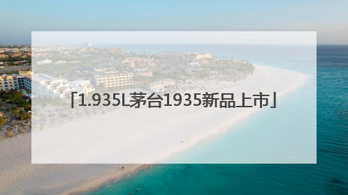 1.935L茅台1935新品上市