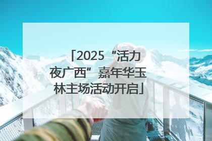 2025“活力夜广西”嘉年华玉林主场活动开启
