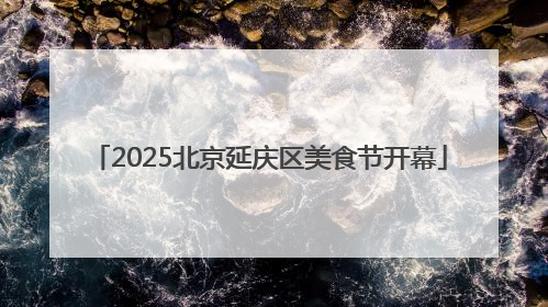 2025北京延庆区美食节开幕