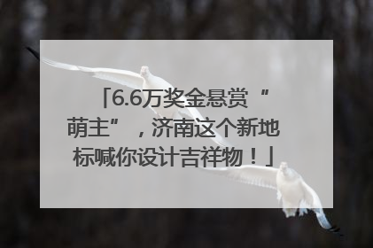 6.6万奖金悬赏“萌主”，济南这个新地标喊你设计吉祥物！